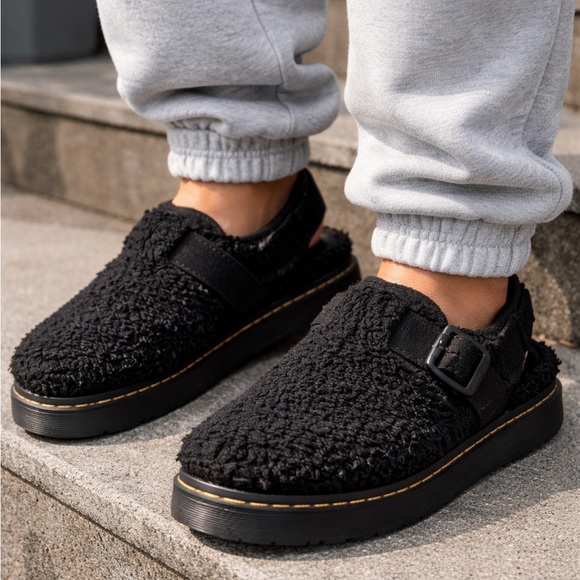 Dr. Martens Other - Dr. Martens Jorge II Sherpa Slingback Mule | Black | Men’s 13 / 14| NWT